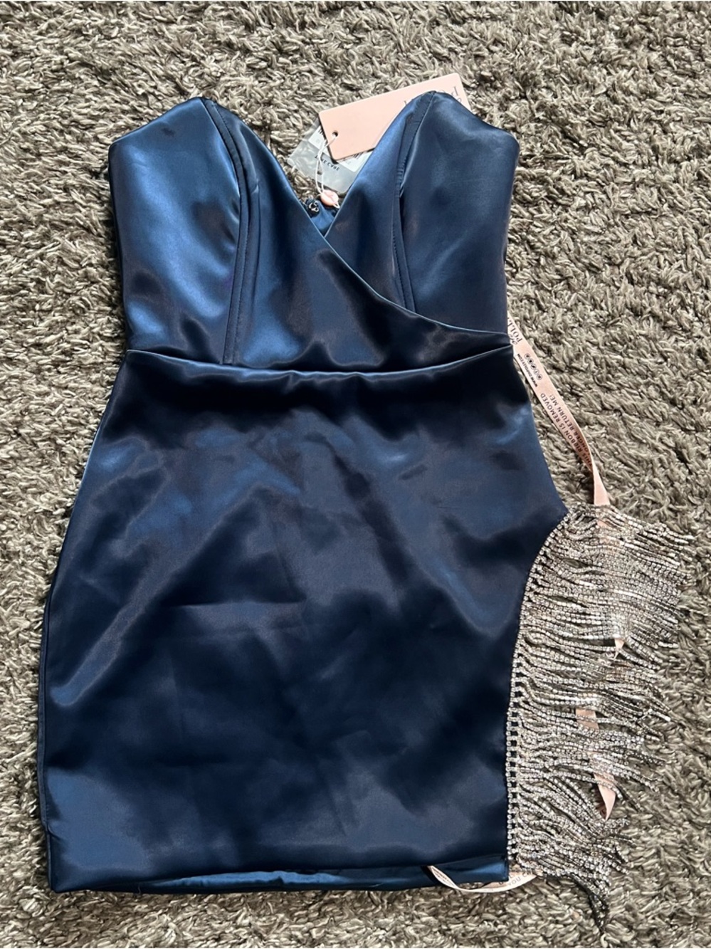 Oh Polly Strapless Dress